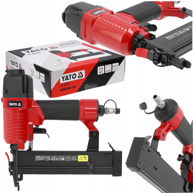 Zszywacz Pneumatyczny Stolarski Na Gwoździe I Zszywki Gwoździarka