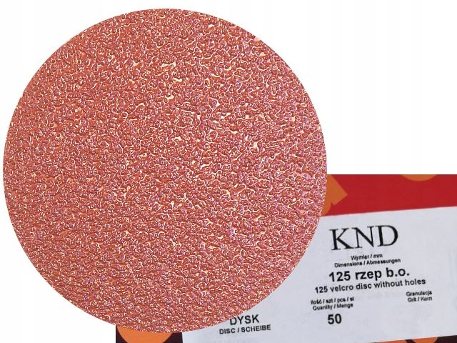 

Papier Ścierny Krążek Krążki Na Rzep 125 P24 50szt