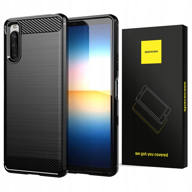 

Etui do Xperia 10 IV case pancerne obudowa Carbon