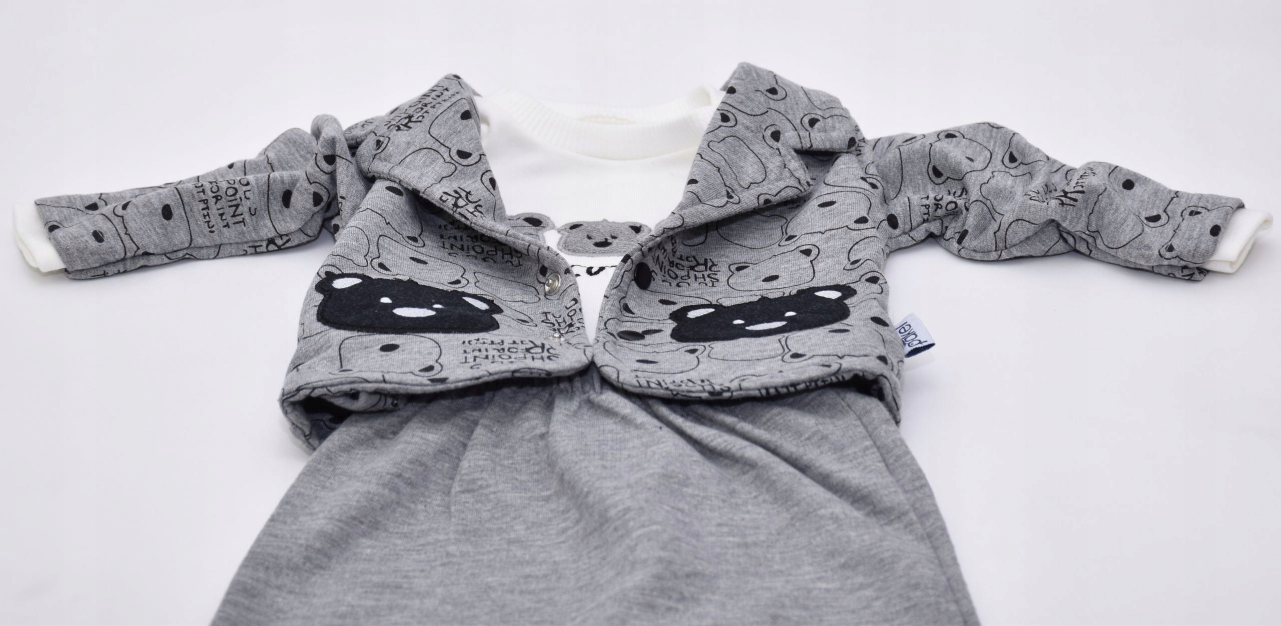 3- CZĘŚCIOWY ZESTAW NIEMOWLAKA NOWORODKA BAWEŁNA62 Rozmiar (new) 62 (57 - 62 cm)