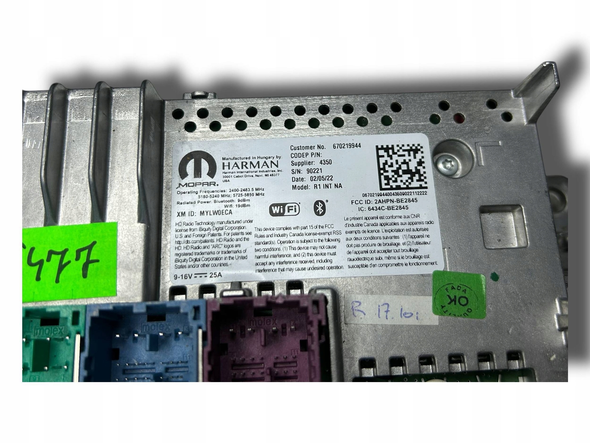 MASERATI MC20 RADIO NAVI 670219944 @M