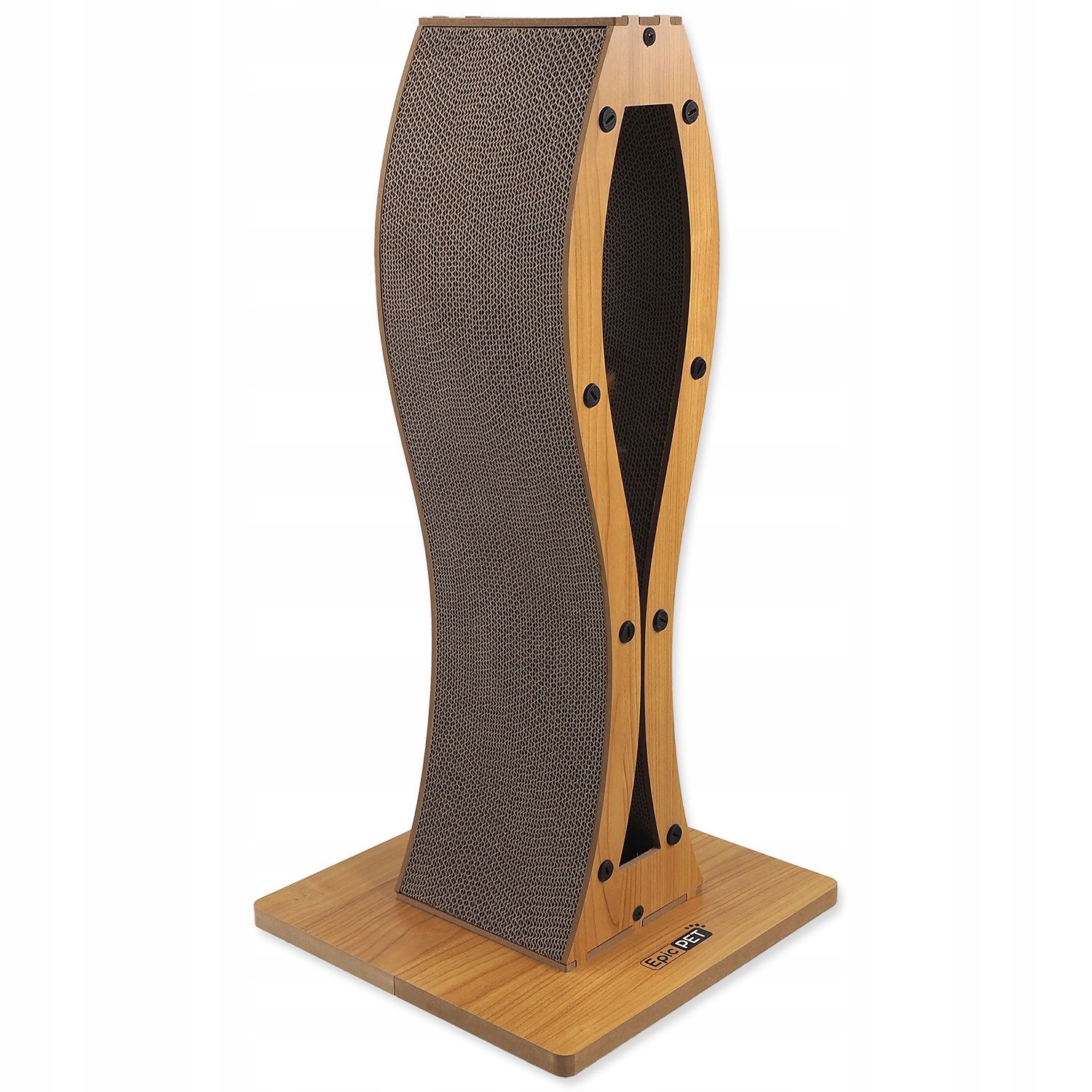 Levně Škrabadlo Epic Pet ve tvaru ryby s hračkou 30x30x62