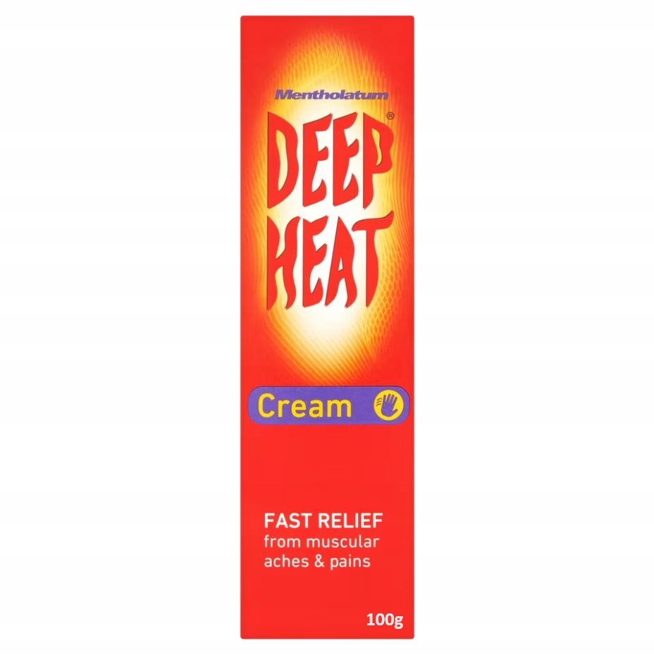Deep Heat krem przeciwzapalny, przeciwbólowy, mięśnie, stawy 100g