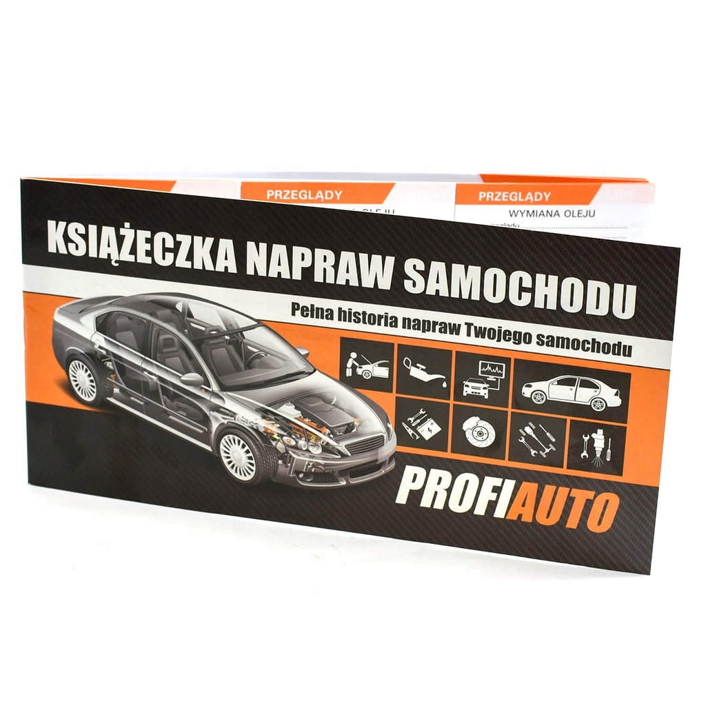 KSIĄŻECZKA SERWISOWA KSIĄŻKA NAPRAW SAMOCHODU
