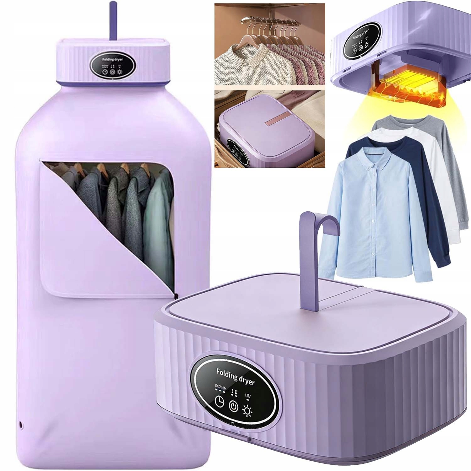 Levně Sušák Přenosná 600 W, Volně Stojící, Tichá Dezinfekce