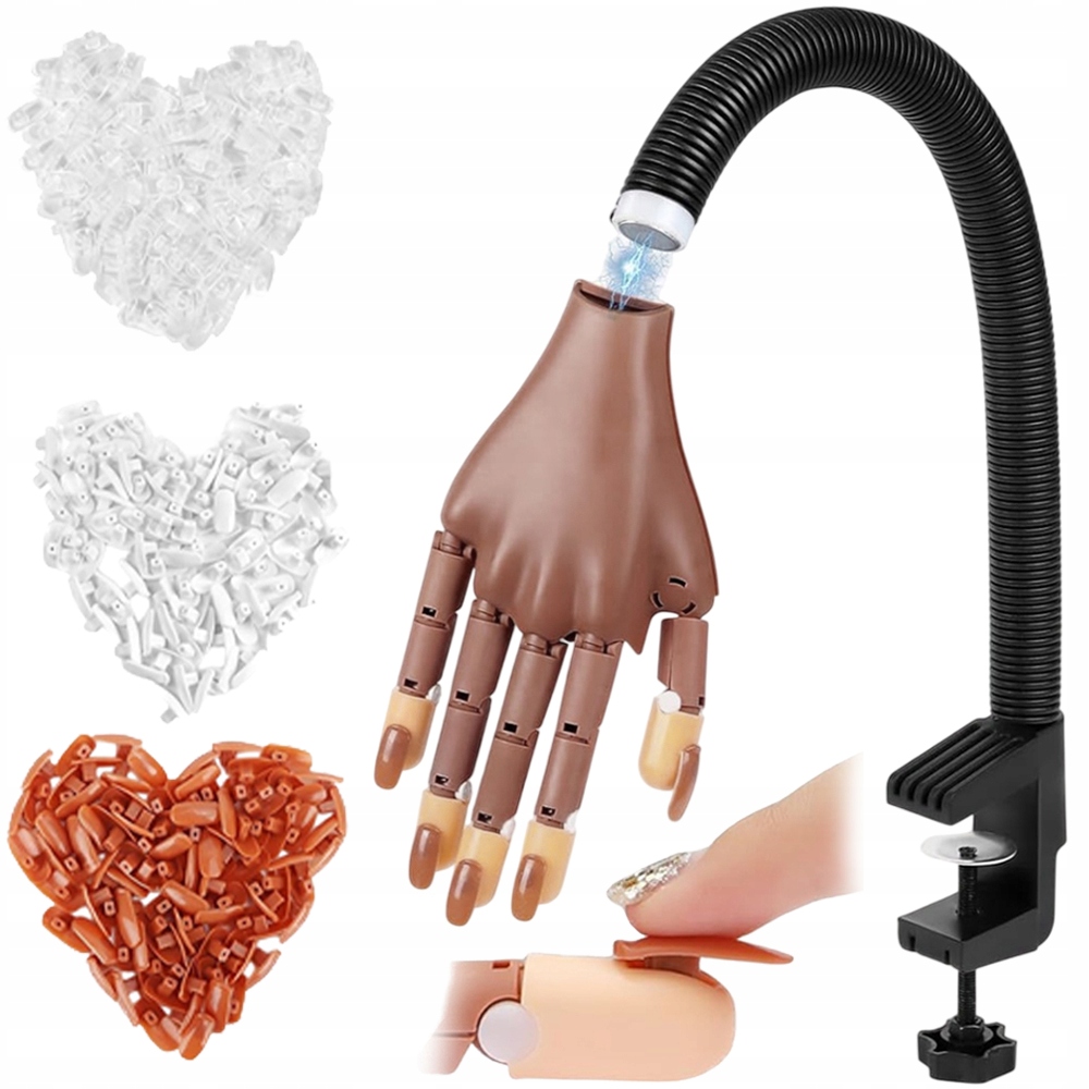 Ruka Kosmetická Cvičná Ruka Pro Cvičení Učení Manikúry Učení Nehtů