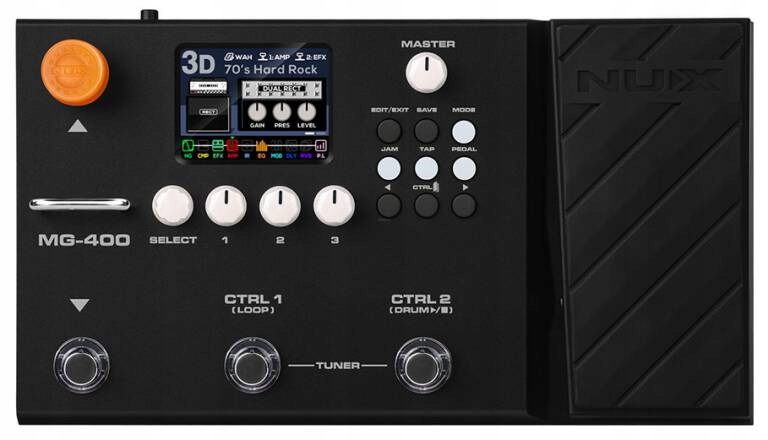 NUX MG-400 MULTIEFEKT GITAROWY PROCESOR DO GITARY ELEKTRYCZNEJ Kod producenta MG-400