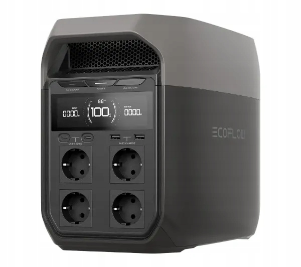 Stacja zasilania przenośna EcoFlow Delta 3 1024Wh 2400W Wifi Bluetooth