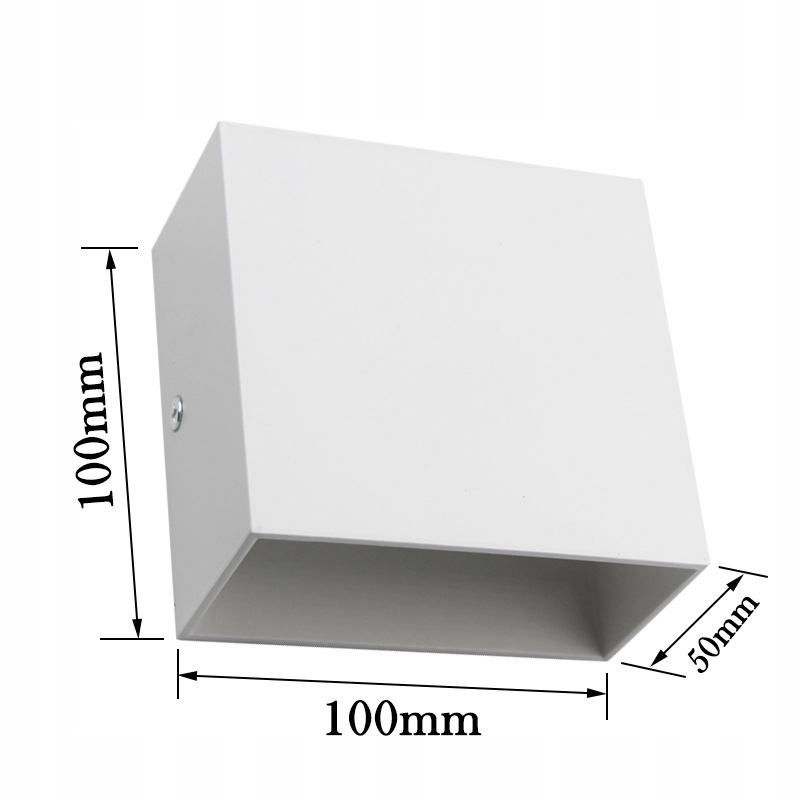 Lampa ścienna salon korytarz kinkiet GÓRA-DÓŁ x 4 Głębokość produktu 5 cm