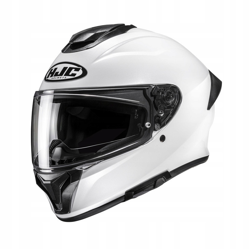 Motocyklová prilba Hjc C71 Solid Biely lesk Xs