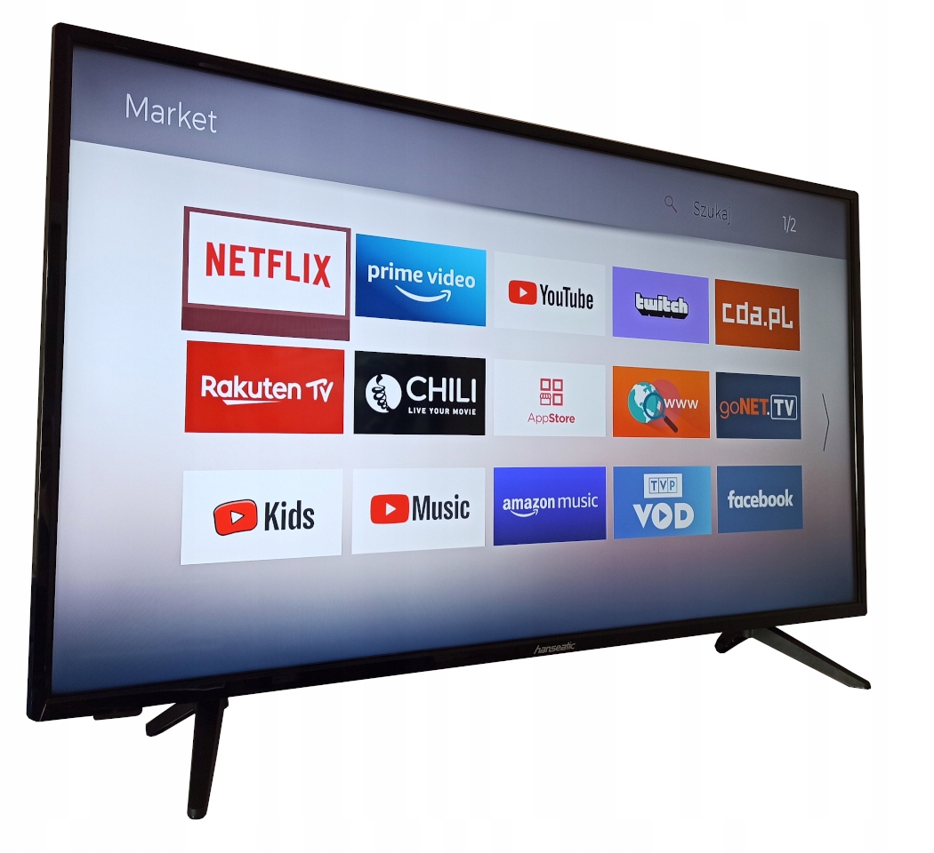 SMART TV LED 43 Hanseatic 4K HDR DVB-T2 HEVC ATMOS