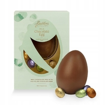 1x 210g Butlers jajko czekoladowe small boxed egg z mini jajkami