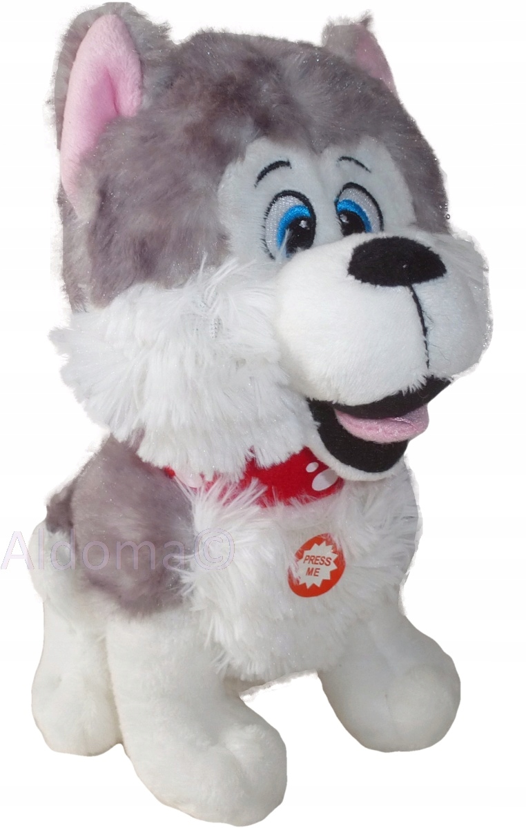 

Maskotka przytulanka Piesek Husky 24cm z dźwiękami