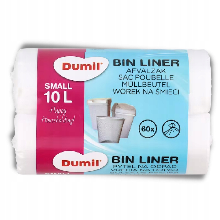 

Worki na śmieci Dumil Łazienkowe małe 10L 60 szt