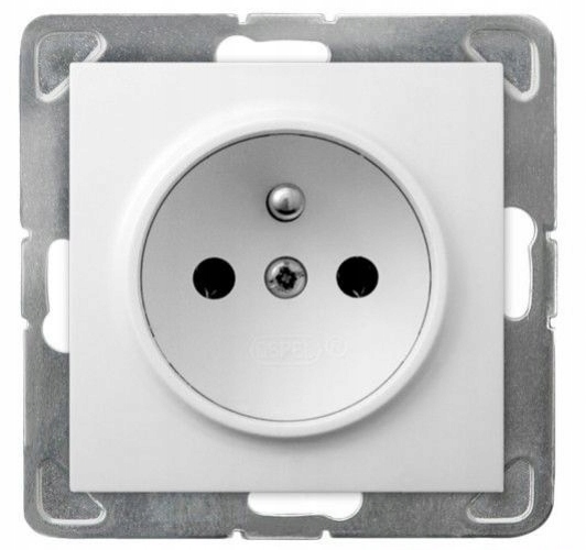 

Ospel Impresja biały gniazdo pojedyncze GP-1YZ/m00