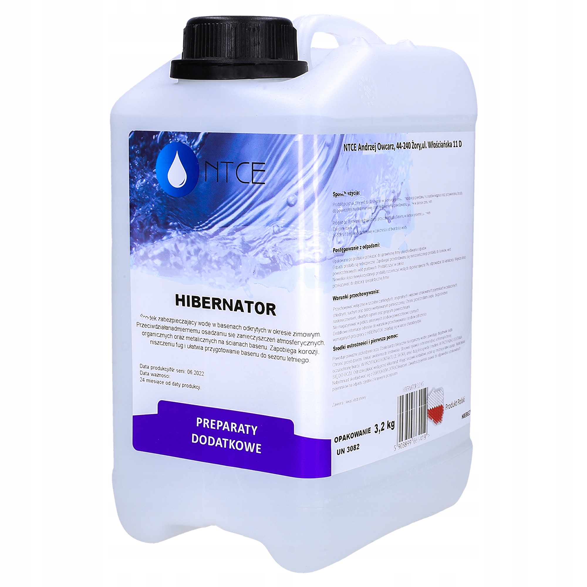

Hibernator Chemia na Zimę Zimowanie Basenu 3,2L