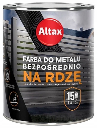 

Altax Farba do Metalu Na Rdze 0,75L Antracyt mat
