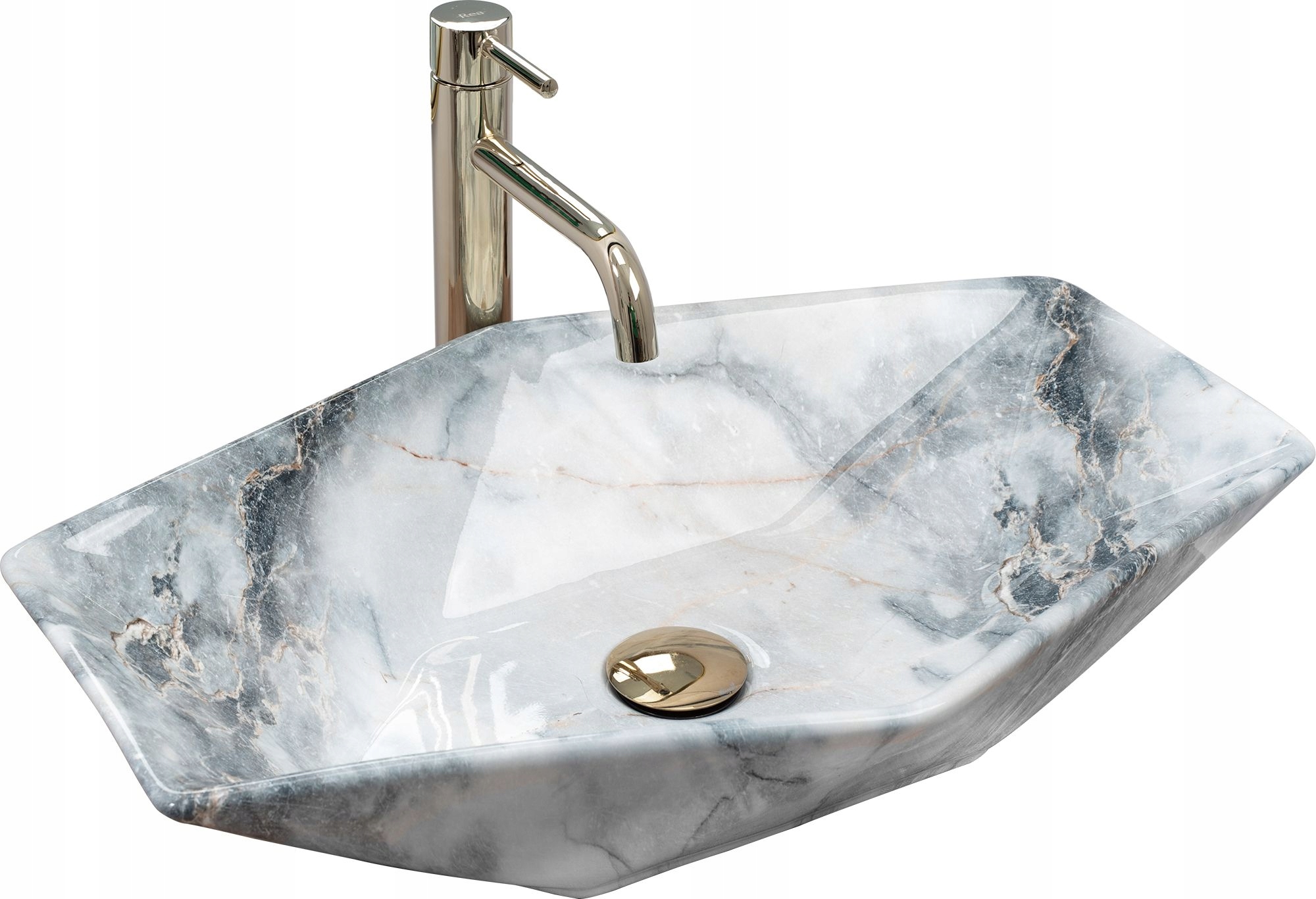

Umywalka Vegas Granit połysk ceramiczna marmur