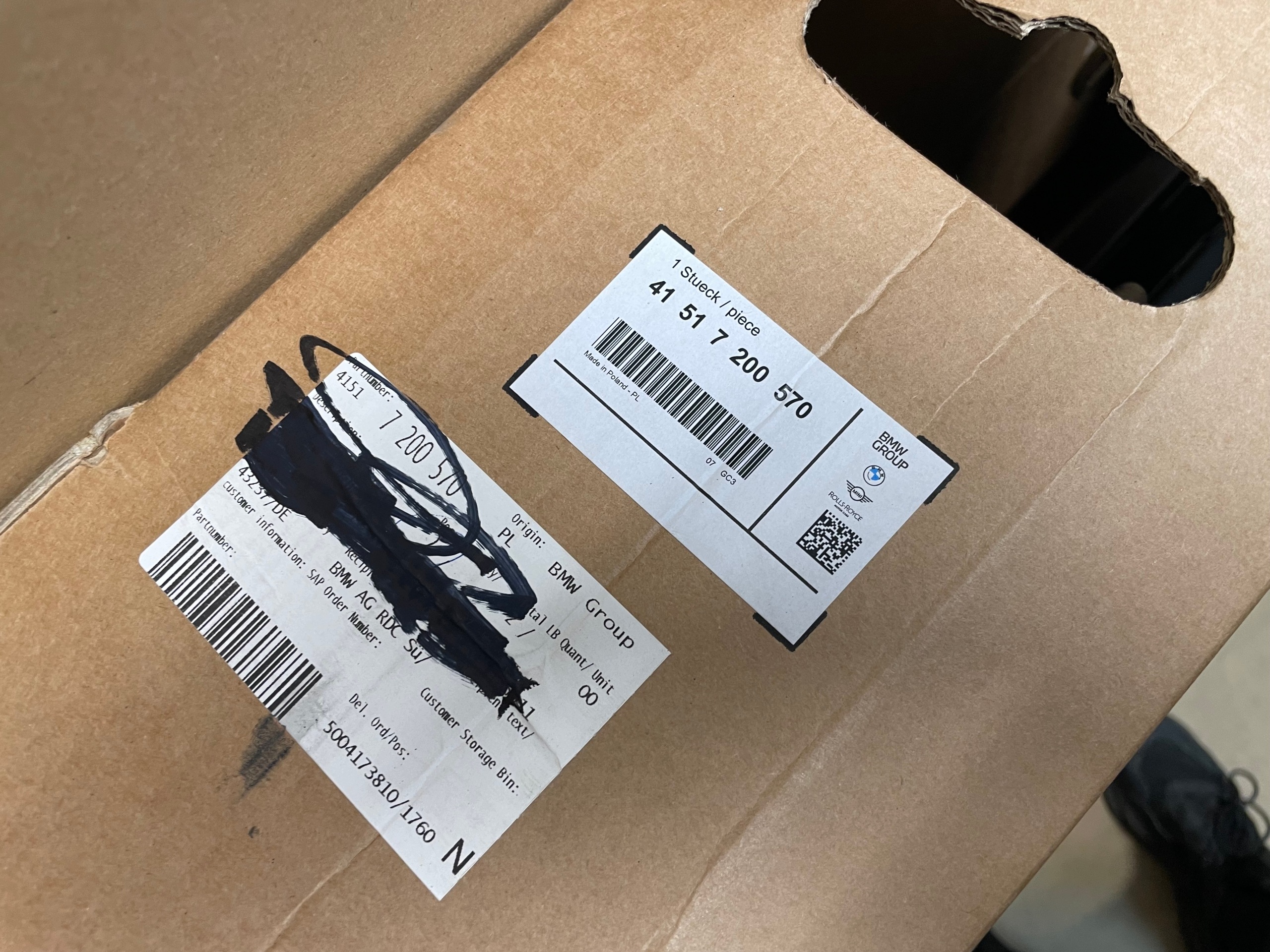 door front right BMW 3 E92 E93 LCI new original