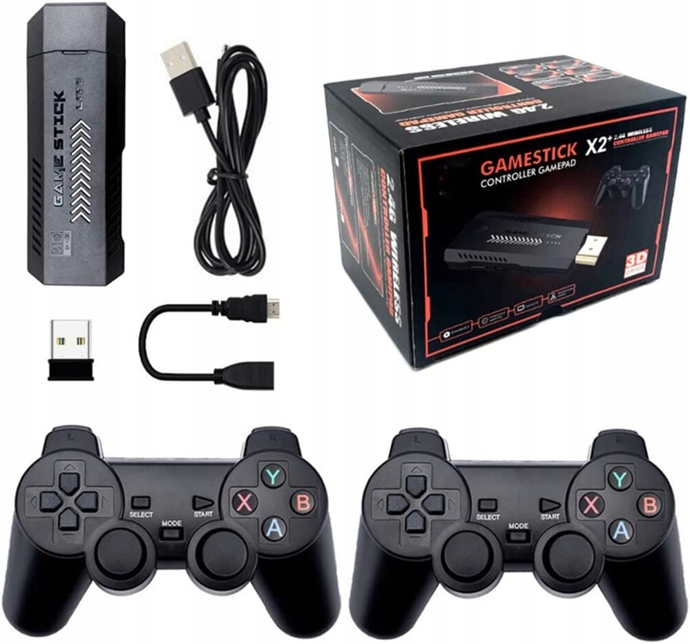 Gra telewizyjna konsola RETRO HDMI 2 pady ponad 25000 gier mario stare gry
