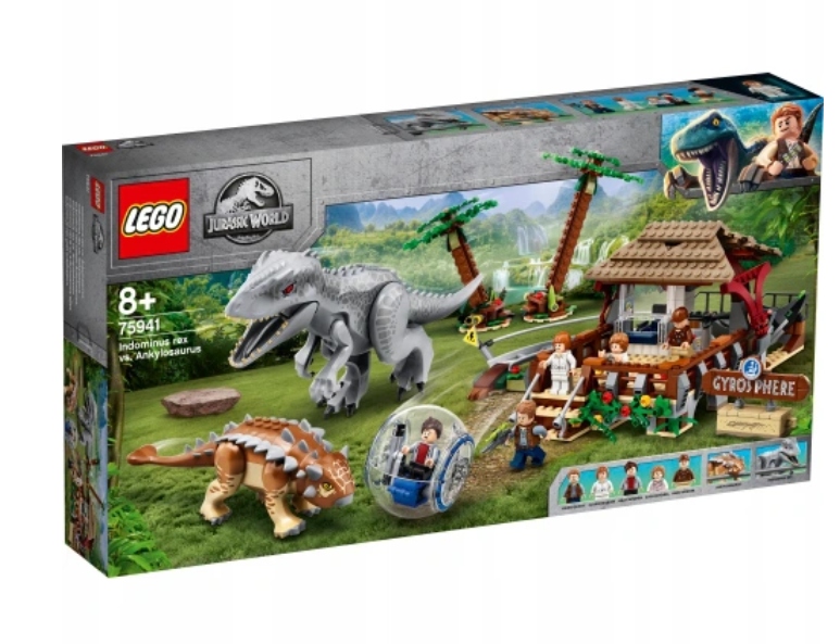 LEGO 75941 JURASSIC WORLD Indominus Rex ankylozaur