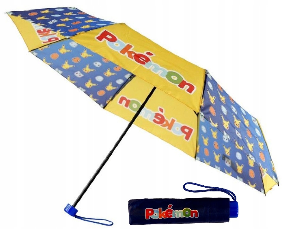 Składany Parasol dla Dzieci Pokemony Pikachu
