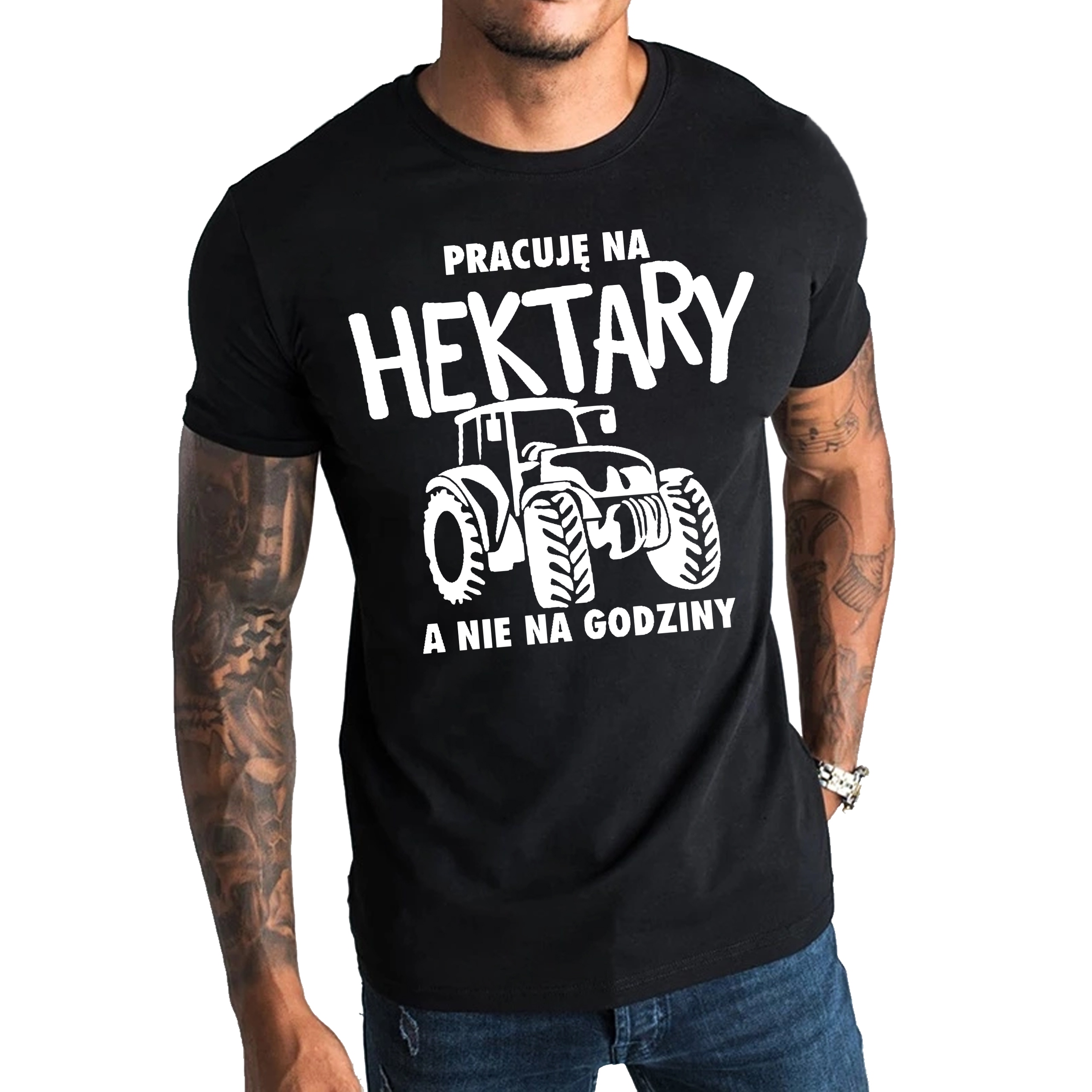 

T shirt koszulka Traktor Rolnik Funny XXL