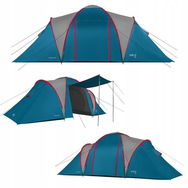Namiot Nils Camp Highland NC6031 Jasnoszary