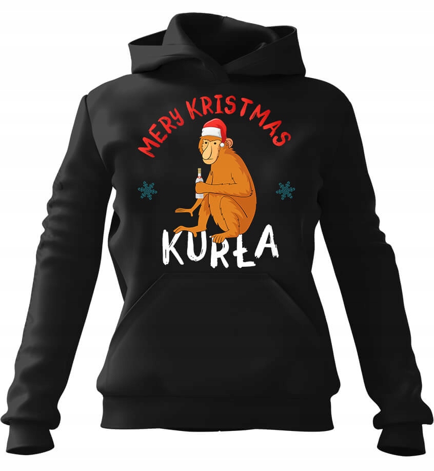 pánská mikina s kapucí Mery Kristmas Černá S Pro něj Chlapa Manžela Chlapec