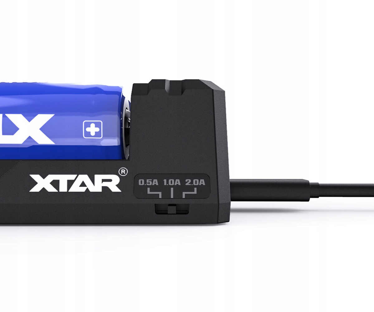 Ładowarka XTAR FC2 10440/26650 Li-ION/Ni-MH USB Kolor czarny