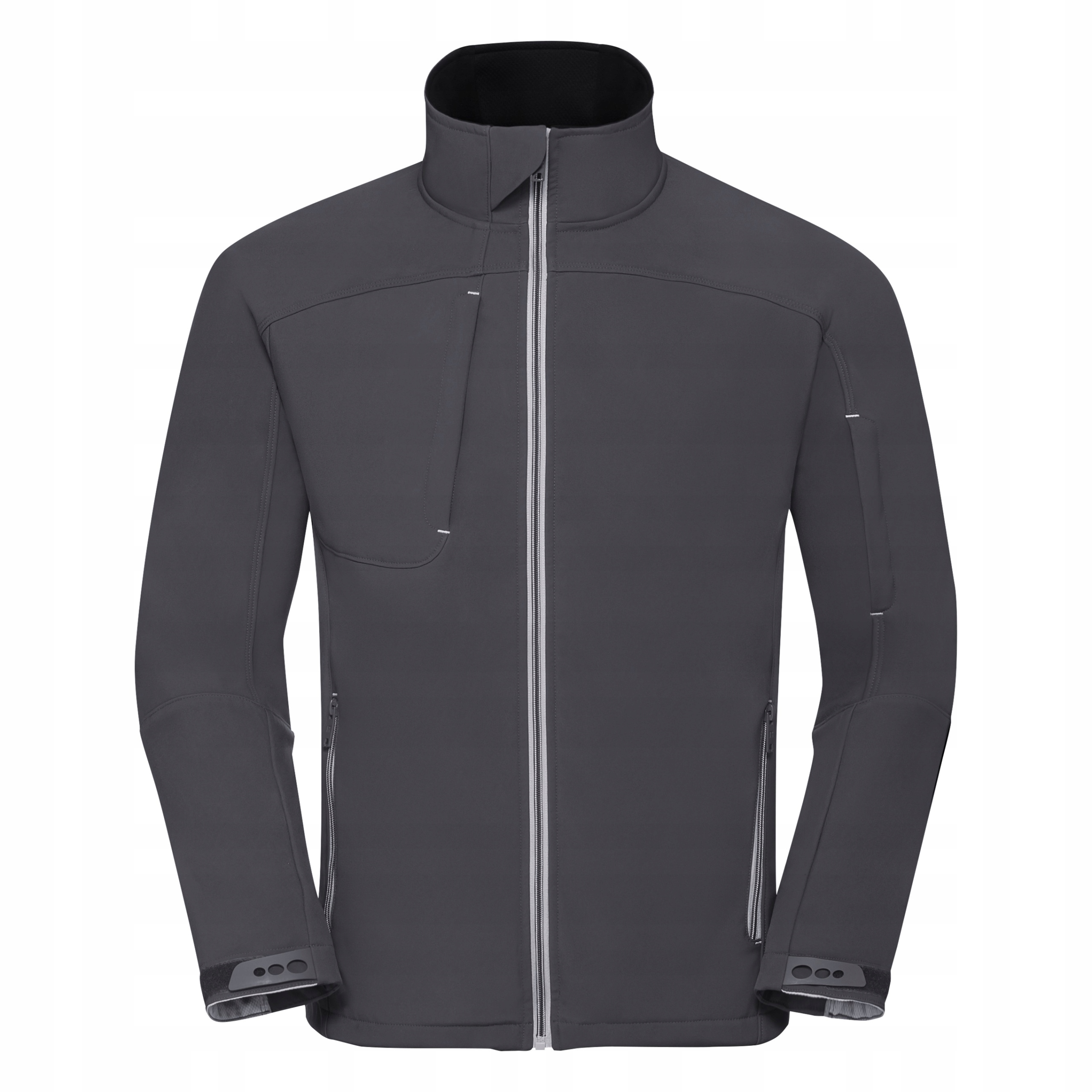 Pánská bunda Bionic Softshell bez kapuce Šedá vel. S