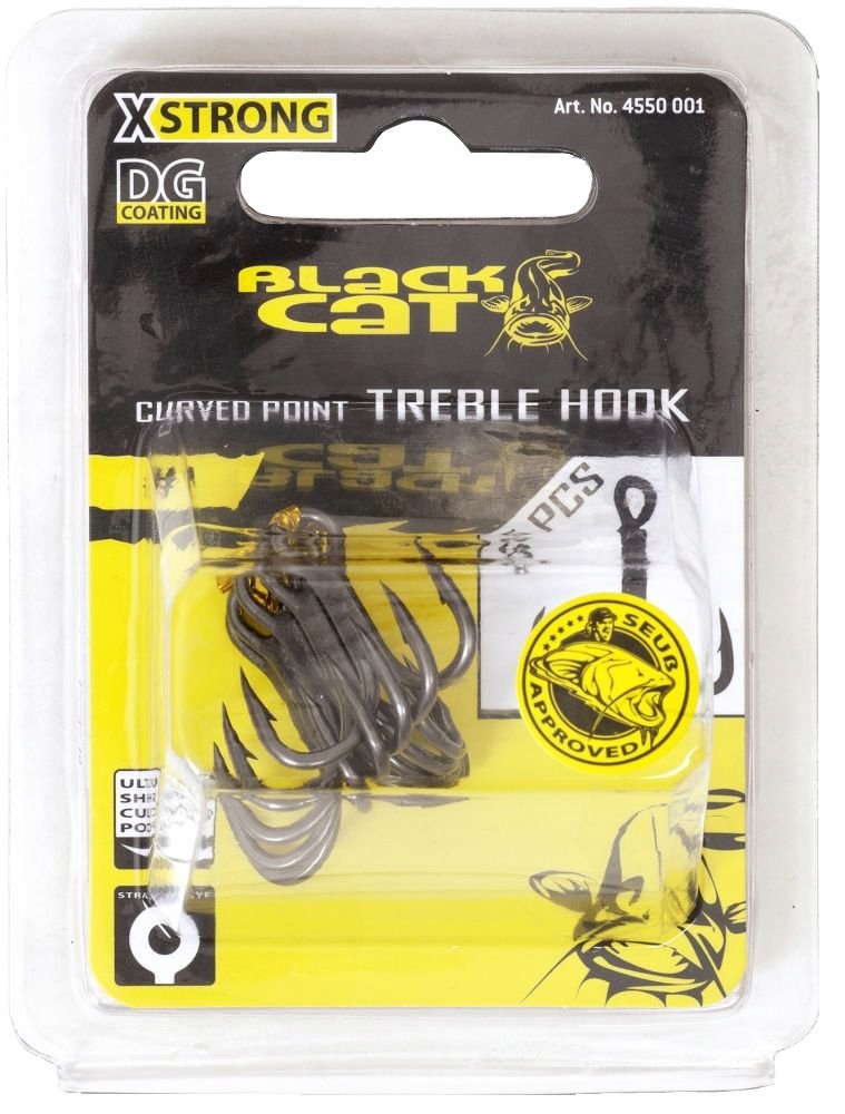 Kotwica Black Cat C. Point Treble Hook NR.3/0 4550300 |455