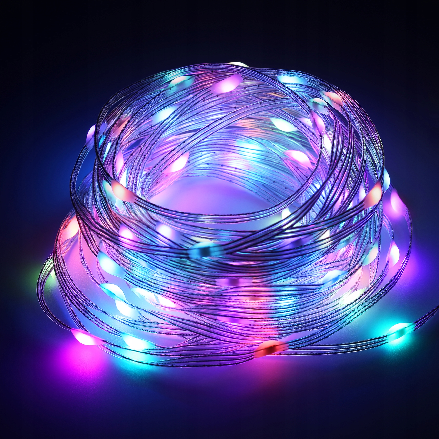 TAŚMA LED SMART NEON RGBIC Bluetooth 5M IP65 USB LAMPKI CHOINKOWE OZDOBY Kod producenta ASF-RGB-5M-W