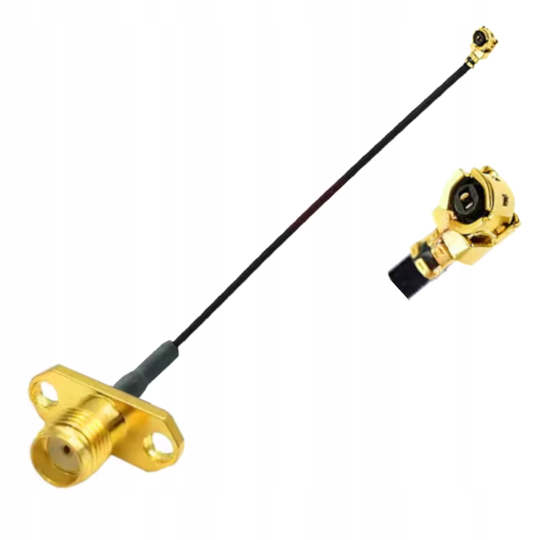 Pigtail uFL Sma gniazdo Flansza 2H RF1.37 20cm