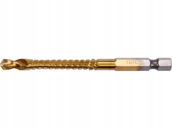 

Wiertło frezujące do metalu HSS-TiN 6 MM Hex