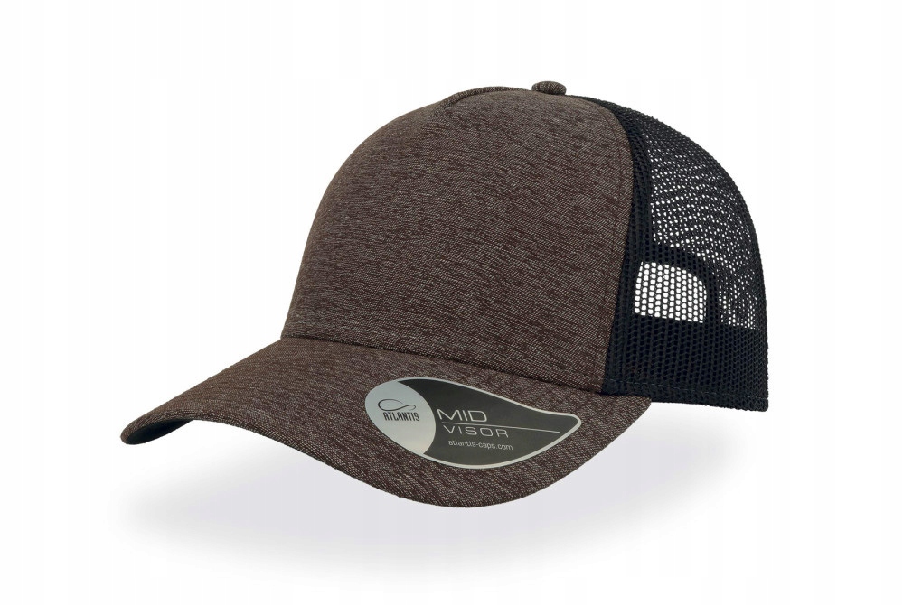 

Czapka Z Daszkiem Trucker Tirówka Siatka brązowa