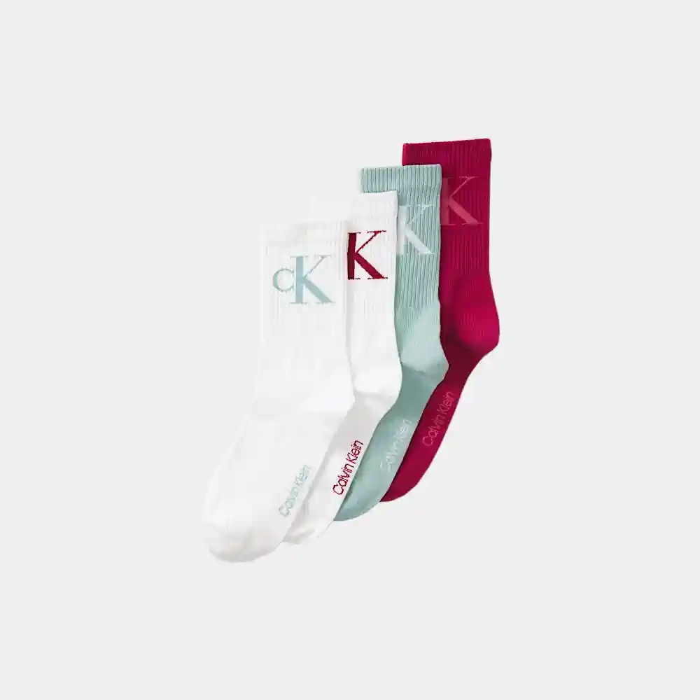 Ponožky Berry Red/Jade Green Calvin Klein 39/42