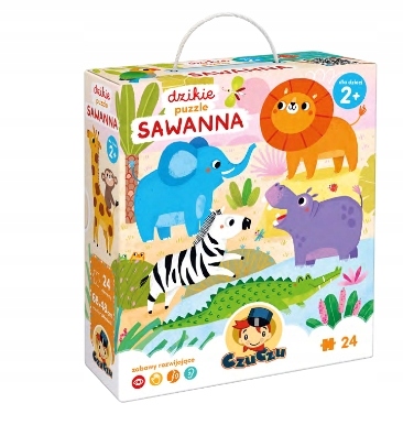 

CzuCzu Dzikie puzzle Sawanna 2+