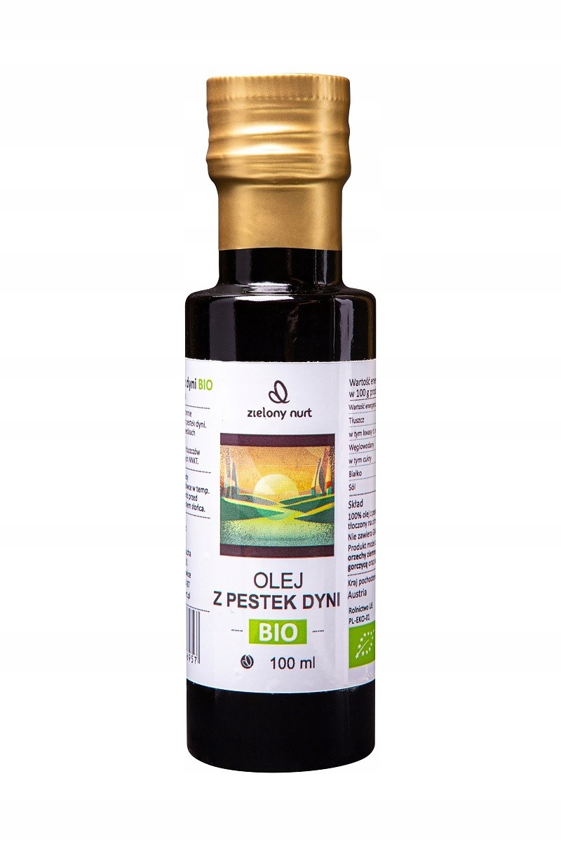 

Ekologiczny Olej z Pestek Dyni 100ml Bio Naturalny