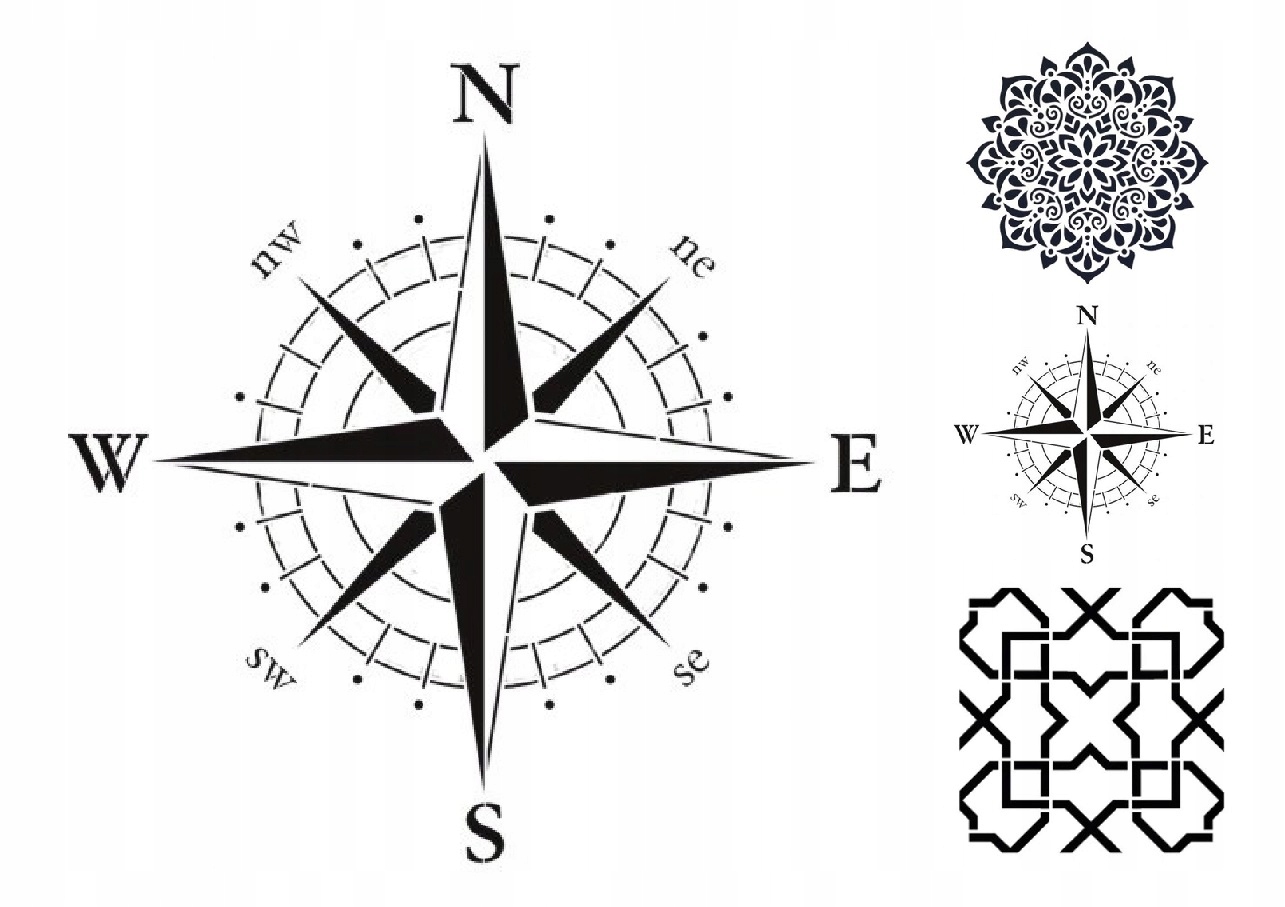 Malířská šablona na omítky 92 cm Architektonický beton Omítka