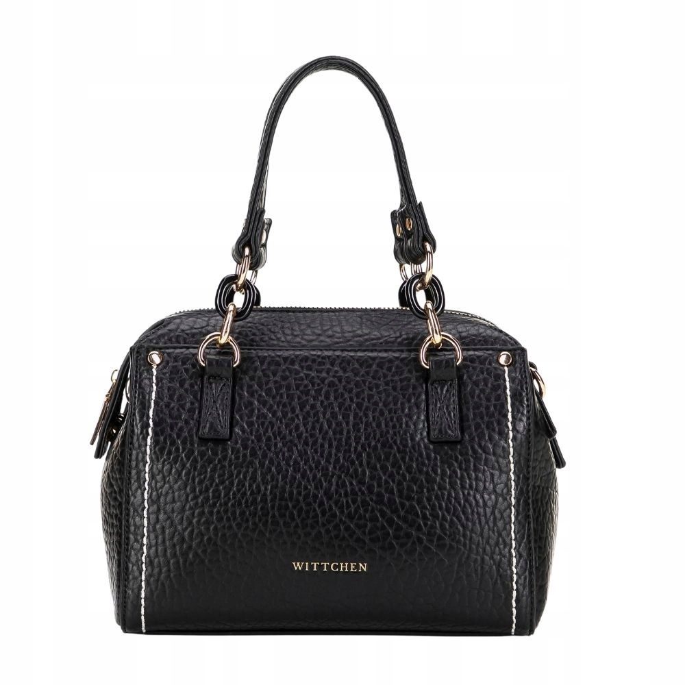 Elegantní dámská kabelka typu kufřík z ekokůže Wittchen 101-4Y-707-1 černá