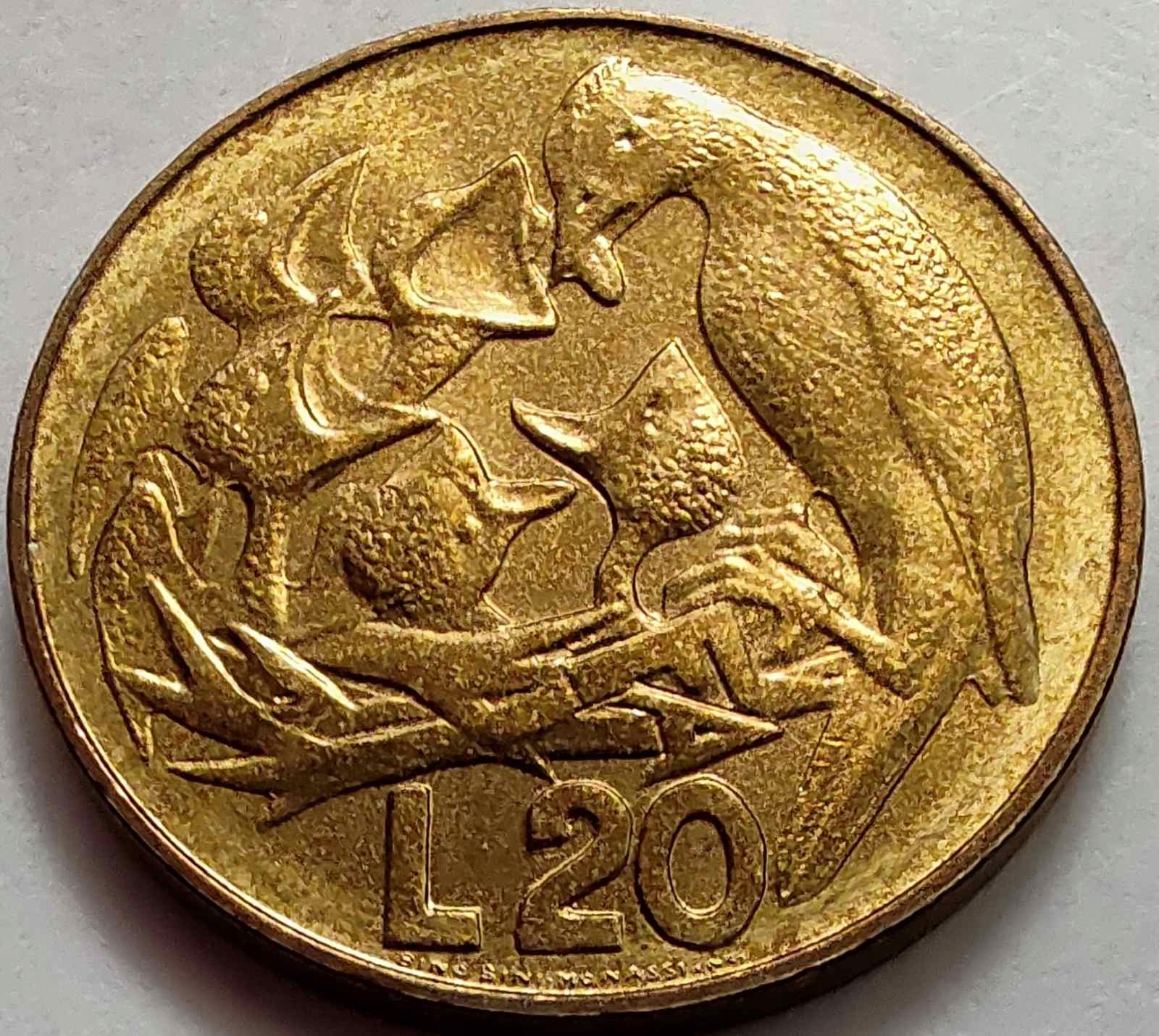 2236 - San Marino 20 lirów, 1975