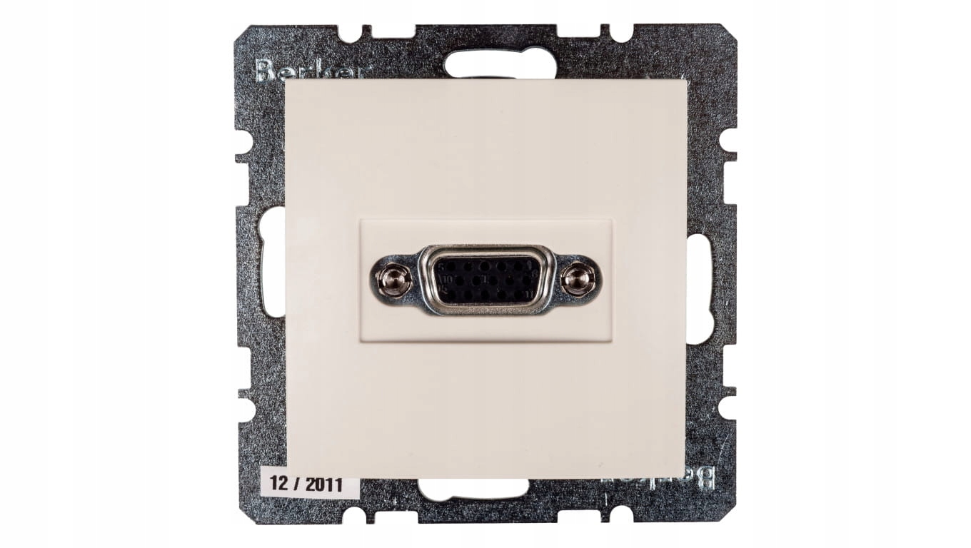 

Berker/B.Kwadrat Gniazdo Vga kremowe połysk 331540