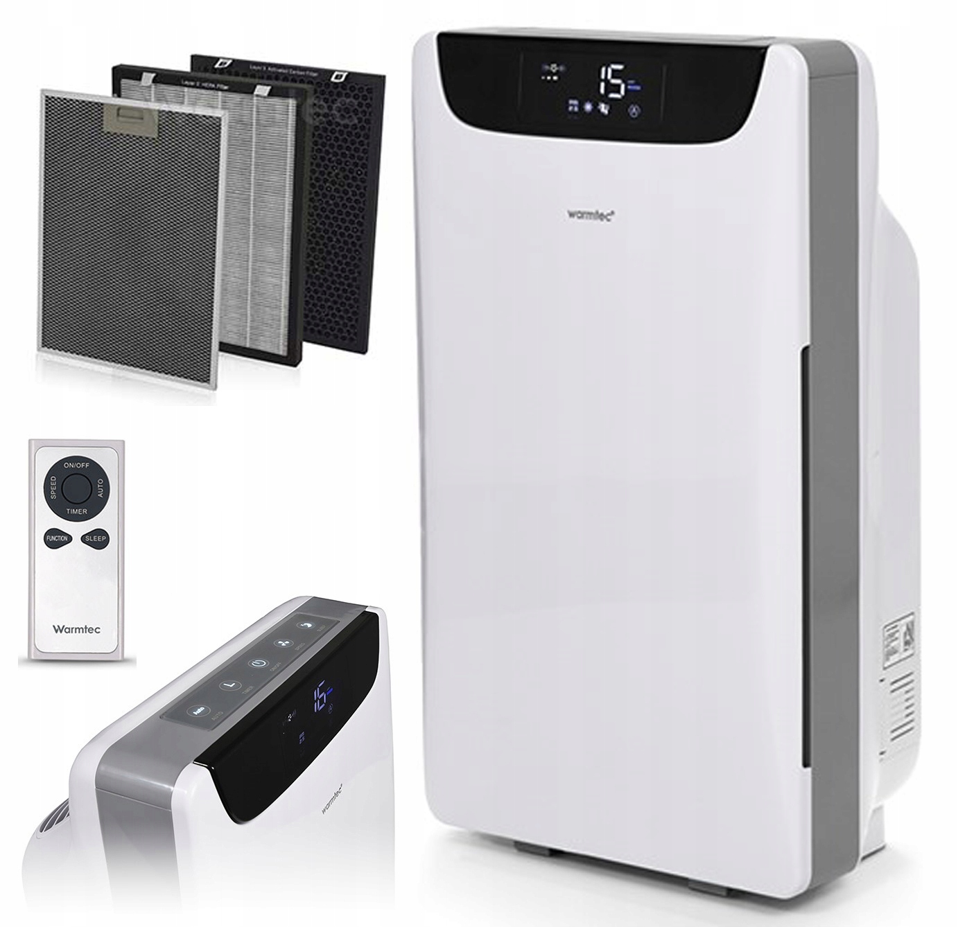 Čistička vzduchu s ionizátorem 60 m2 Tichá