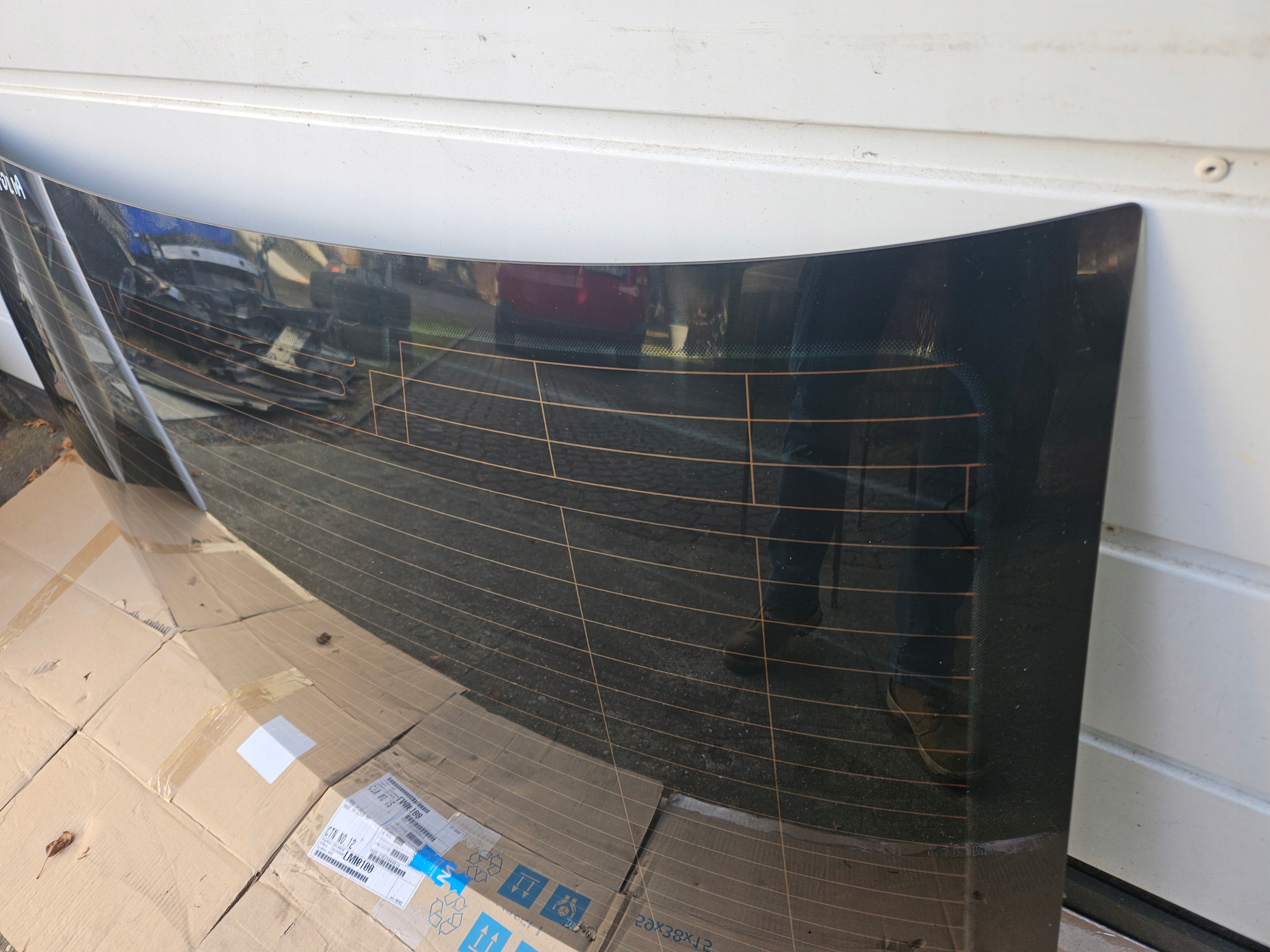 window rear part rear bodywork AUDI A4 B9 8W 8W5 sedan 2016