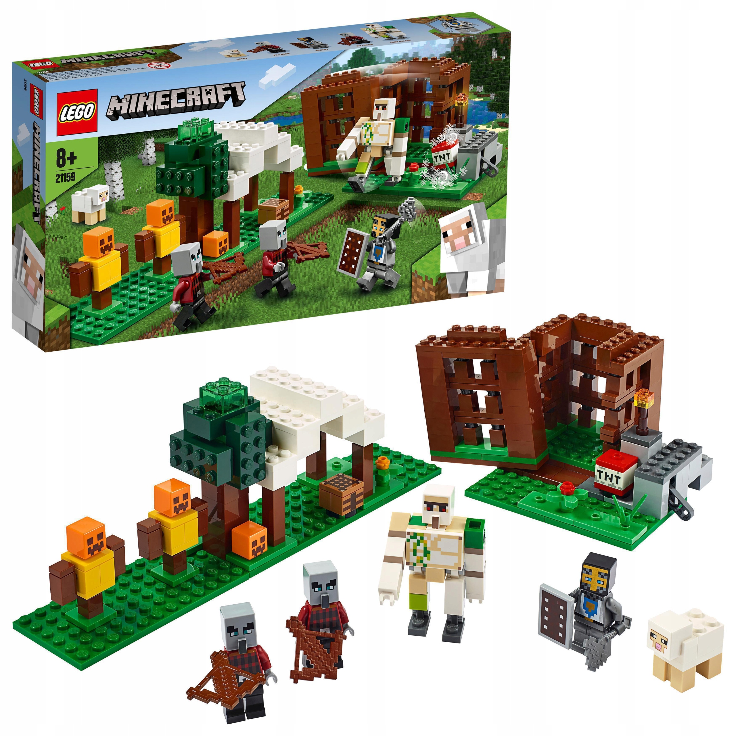 Lego Minecraft Kryjówka Rozbójników Niska cena Allegro.pl