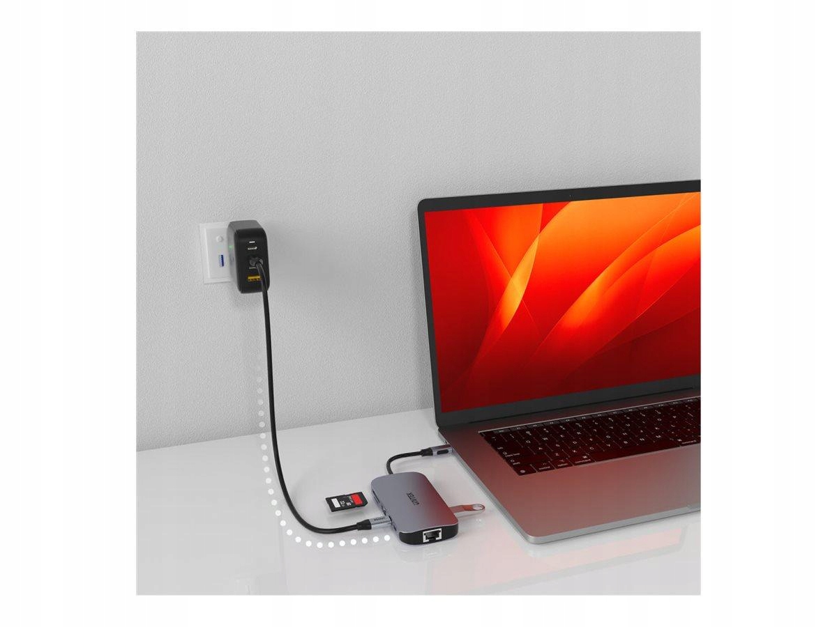 Unitek Hub Usb-c N9+ Hdmi 2.0 Pd 100W Sd Reader