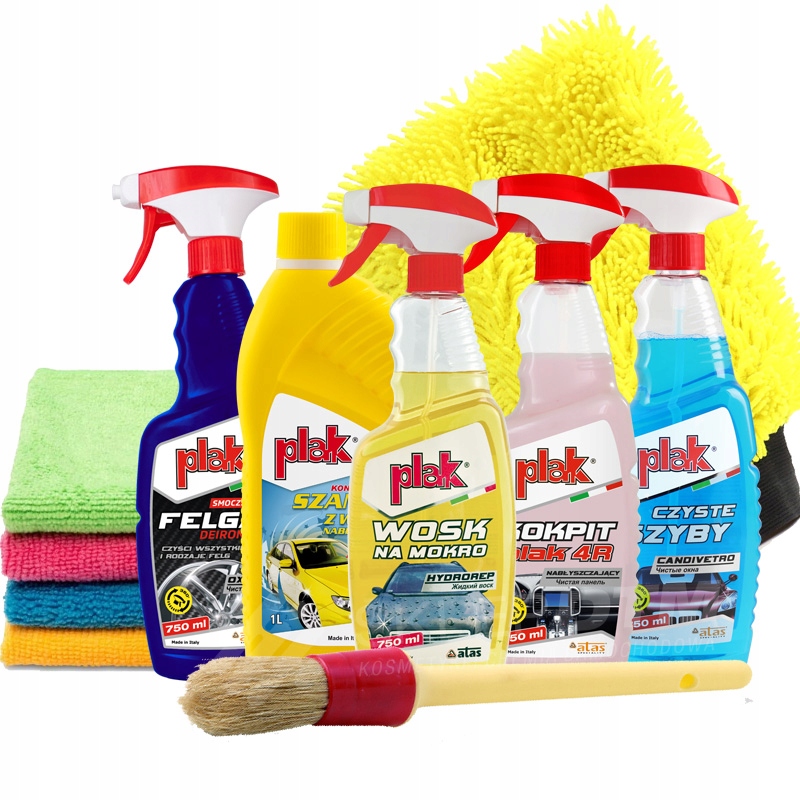 Plak sada kosmetických přípravků pro auto detailing Bonus