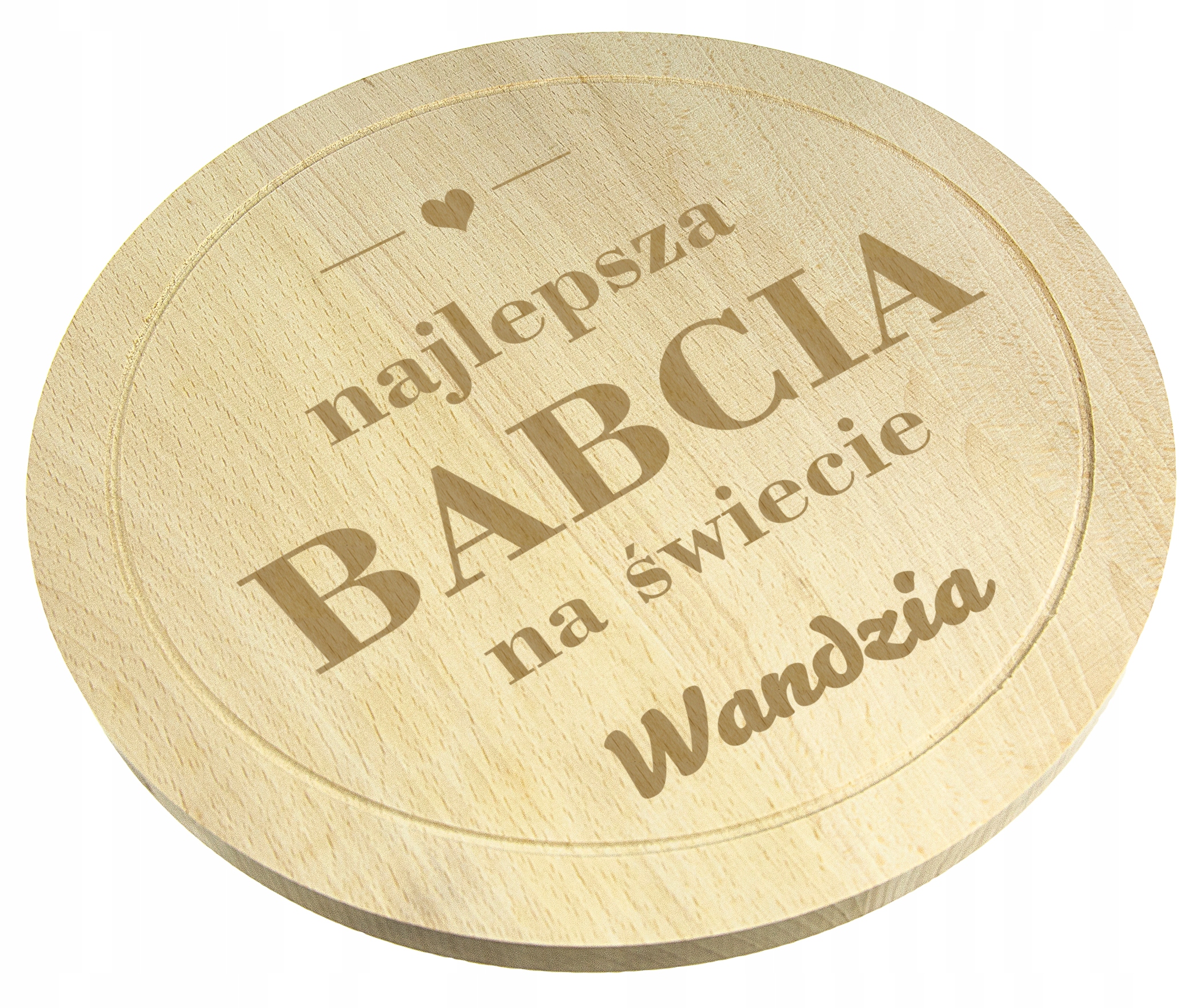 

Deska Do Krojenia Bukowa Dla Babci Grawer + Imię
