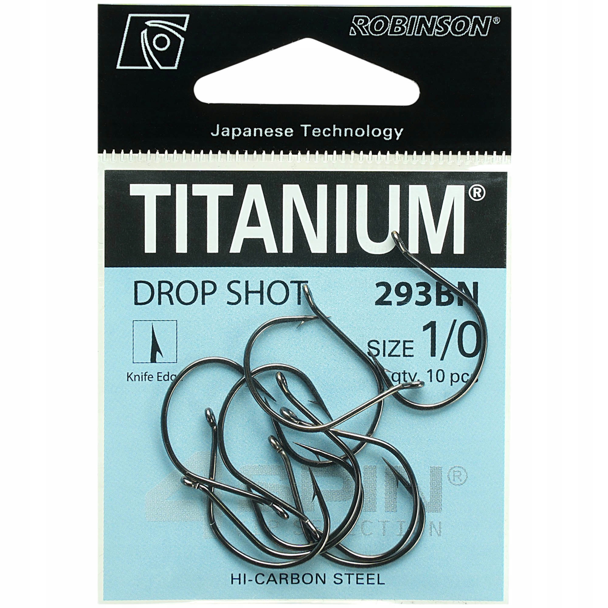Haczyki Robinson Titanium Drop Shot 293Bn Rozmiar 2